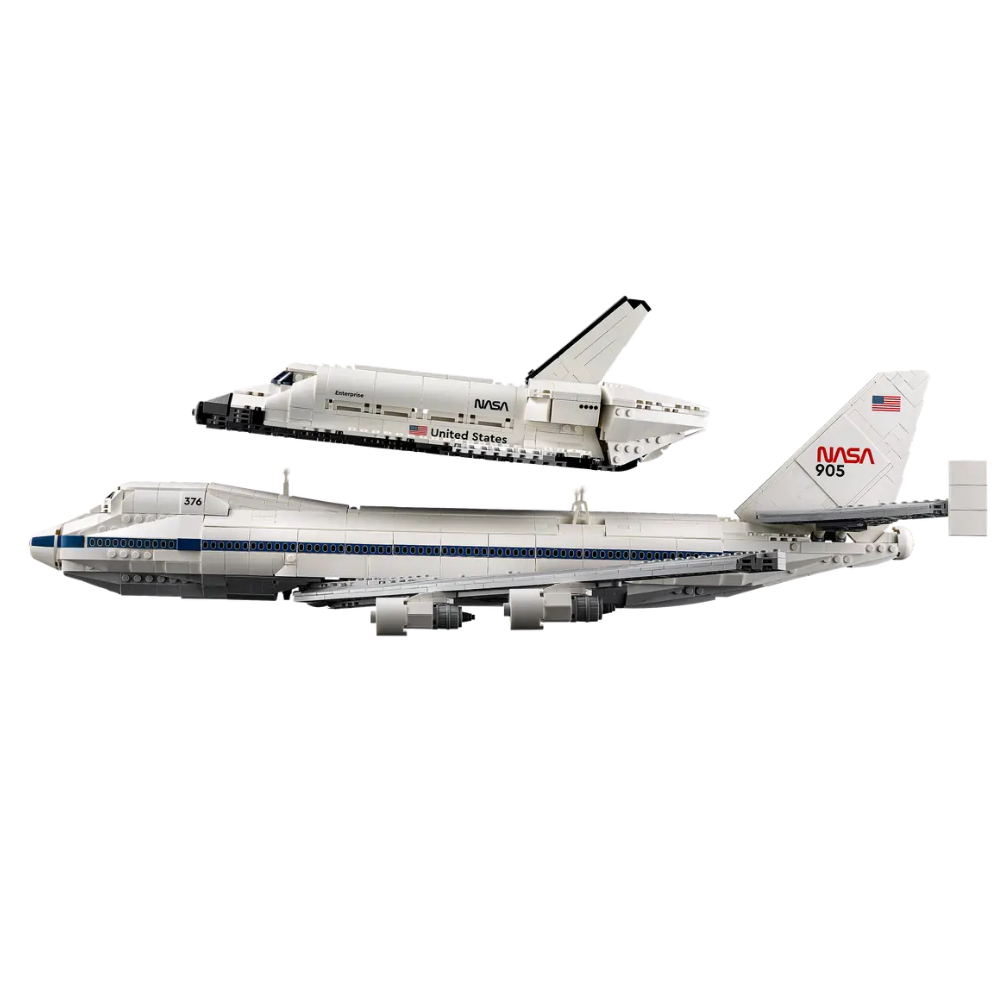 Transbordador Espacial Enterprise NASA y Avión Transporte