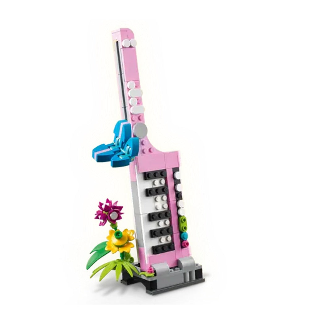 Máquina de Escribir con Flores