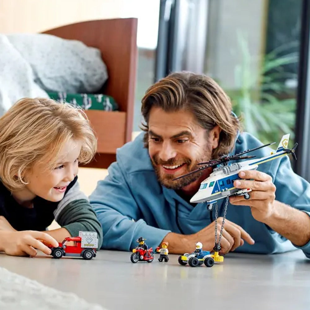 Policía: Persecución en Helicóptero