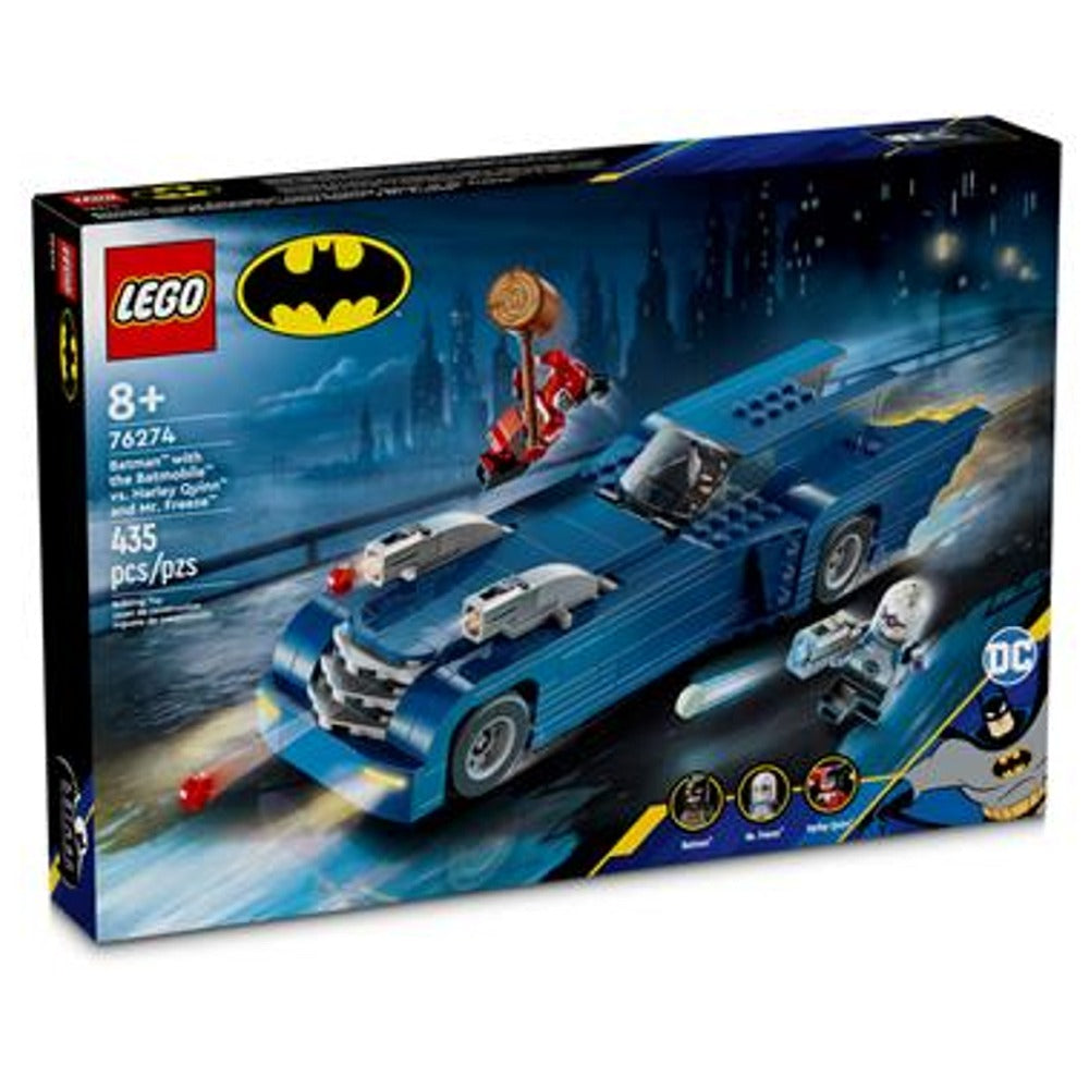 Batman™ con Batmóvil vs. Harley Quinn™ y Mr. Freeze™