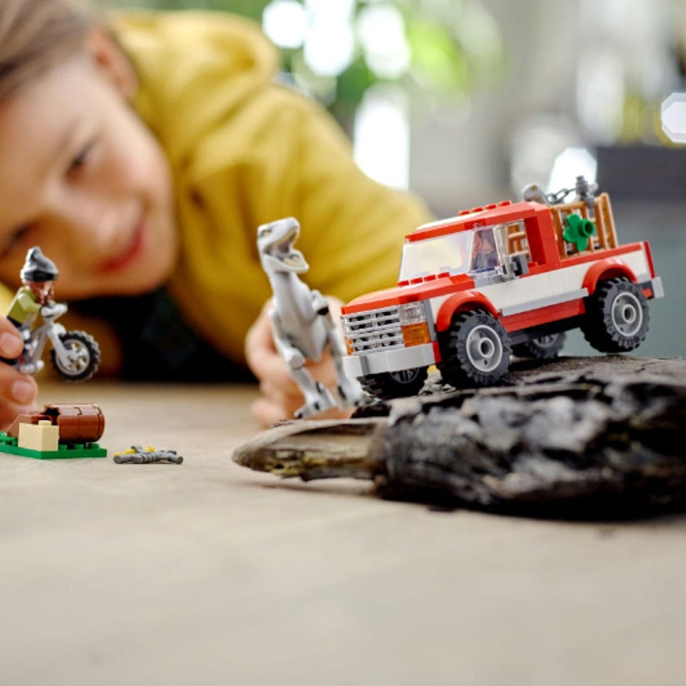 Captura de los Velocirraptores Blue y Beta