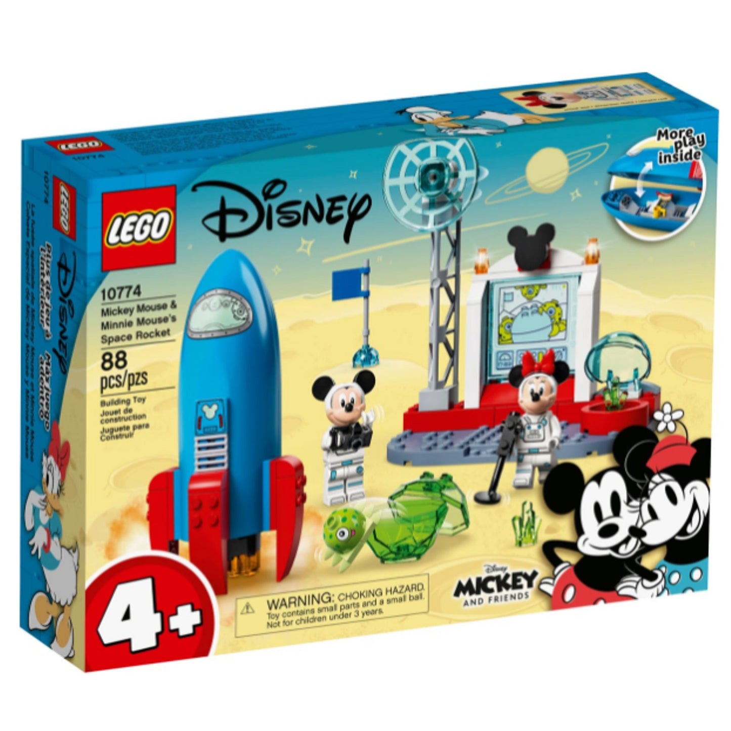 Cohete Espacial de Mickey Mouse y Minnie Mouse