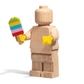 Minifigura de Madera