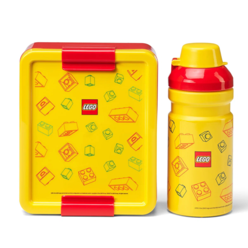 Botella y Lonchera Brick Art Line