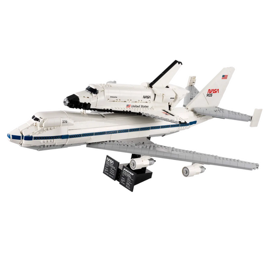 Transbordador Espacial Enterprise NASA y Avión Transporte