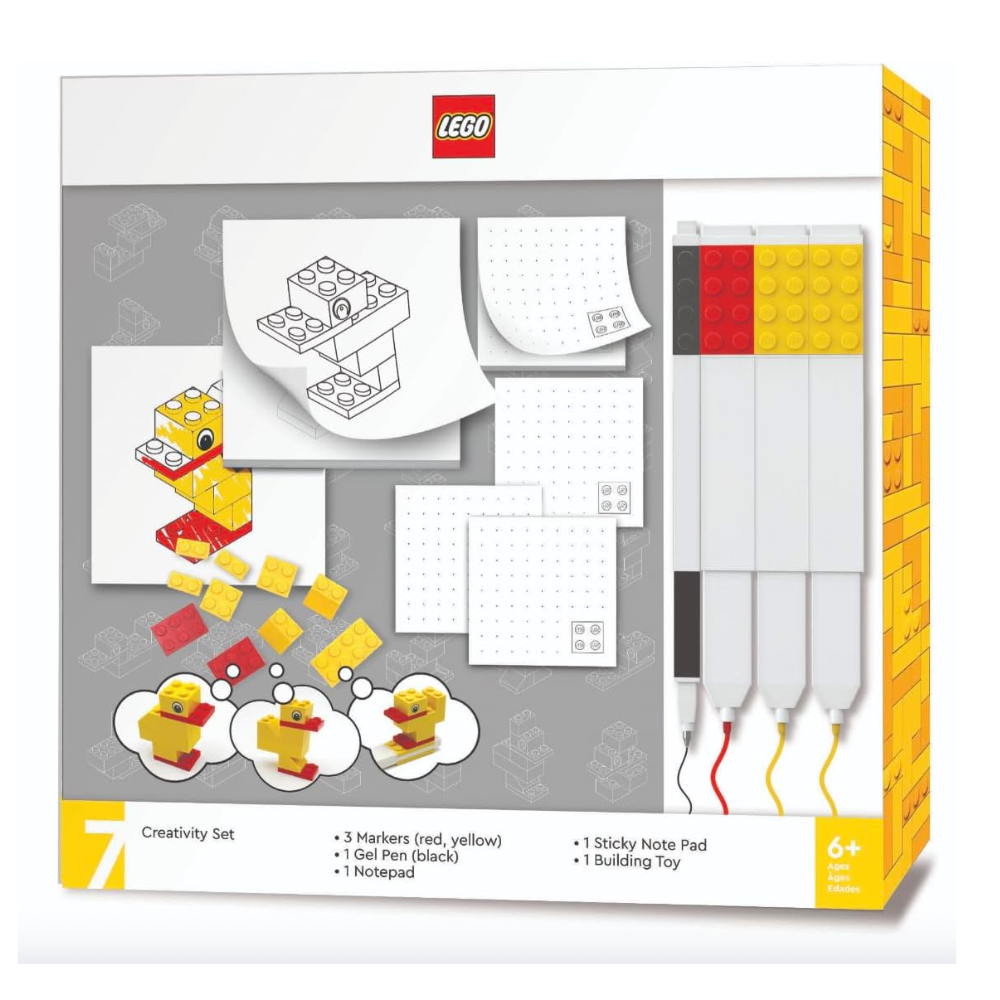 Conjunto de Creatividad de Papelería LEGO con Juguete de Construcción de Pato