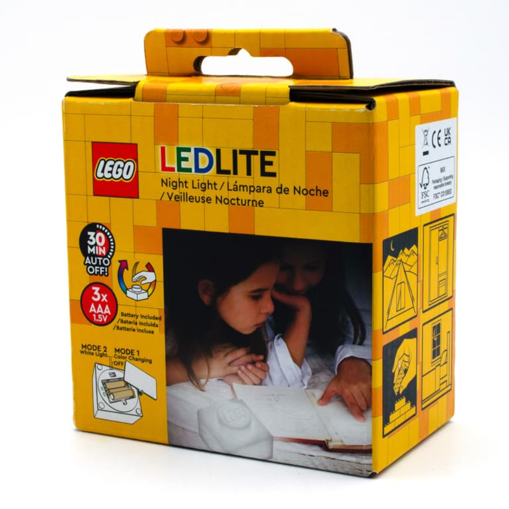 Luz Nocturna de Placa de 1 x 1, Blanco