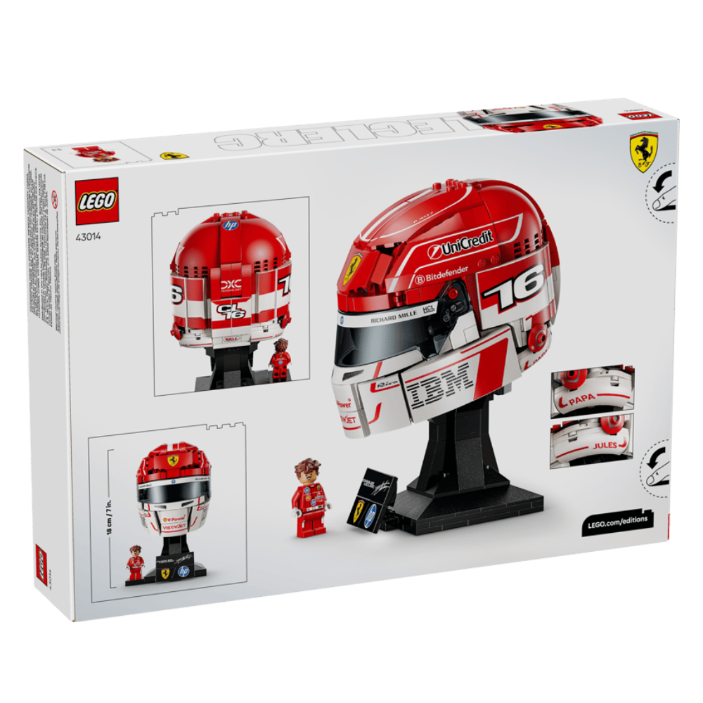 Scuderia Ferrari HP: Casco de Charles Leclerc