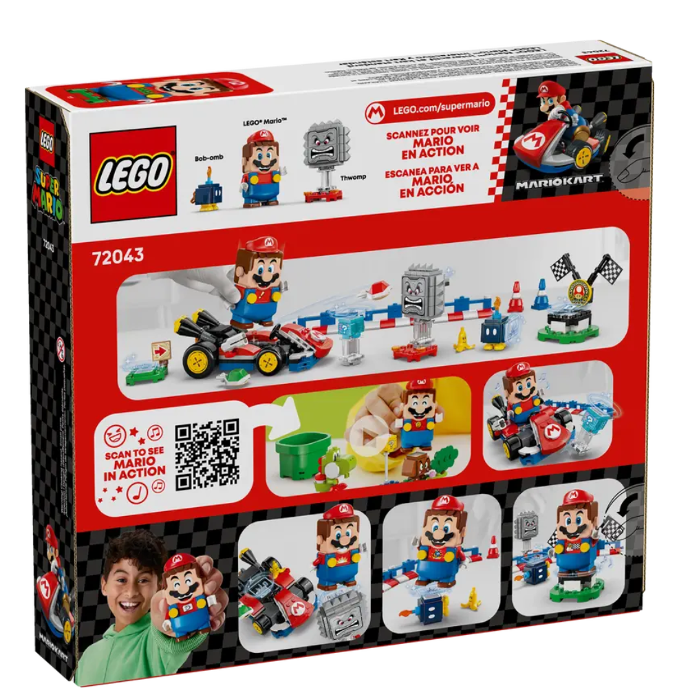 Mario Kart™ – LEGO® Mario™ interactivo y Kart estándar