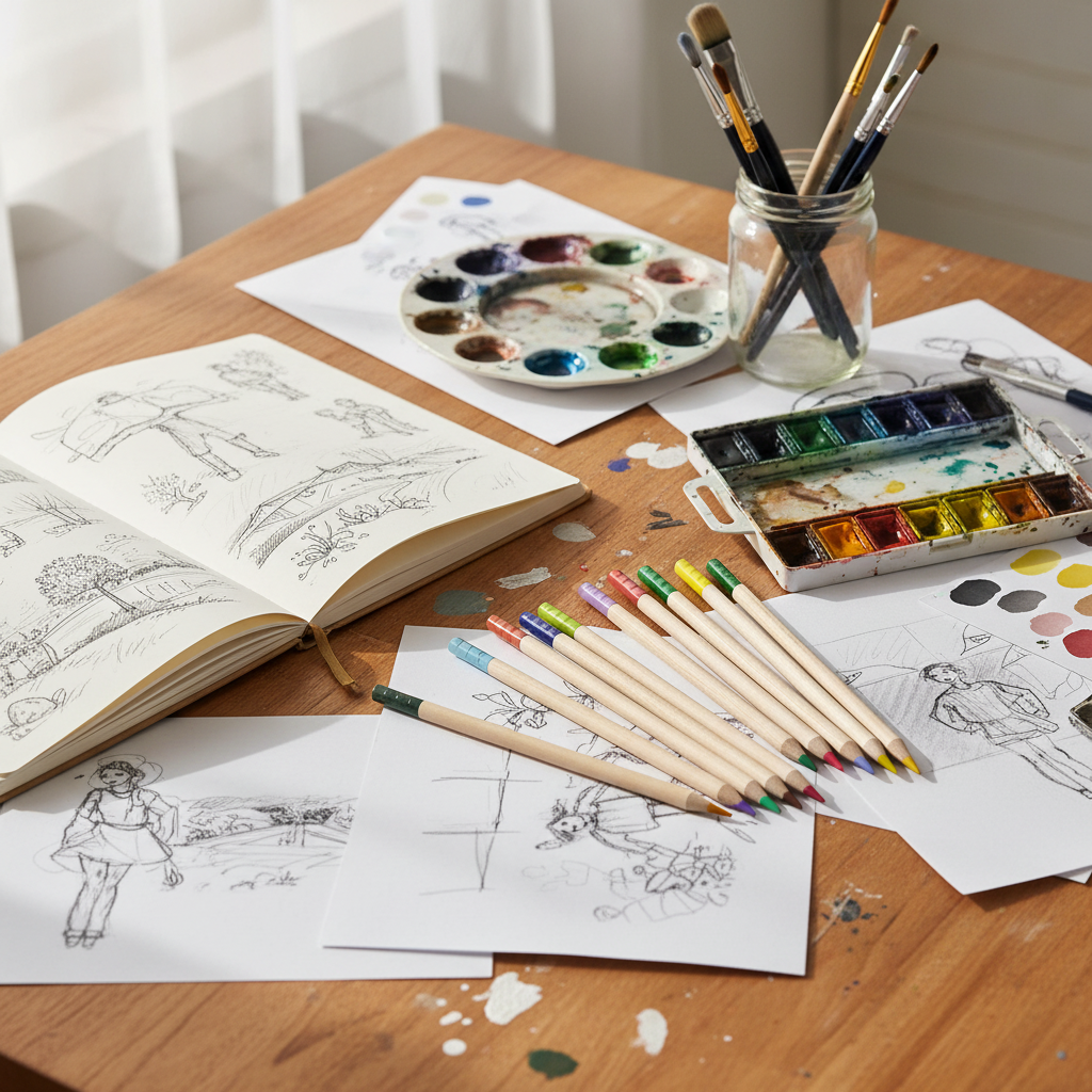 Paquete de 12 Lápices de Colores, Incluye Minifigura
