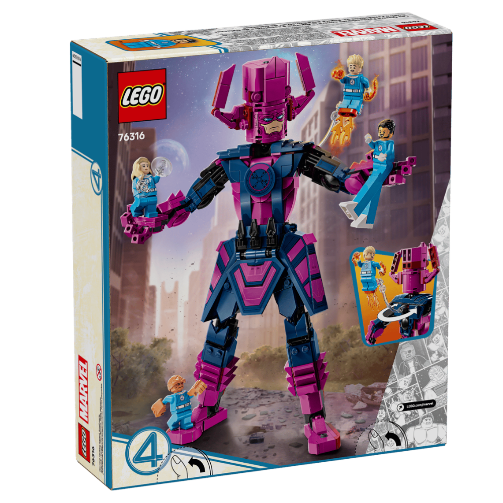 Cuatro Fantásticos vs. Figura para Construir de Galactus