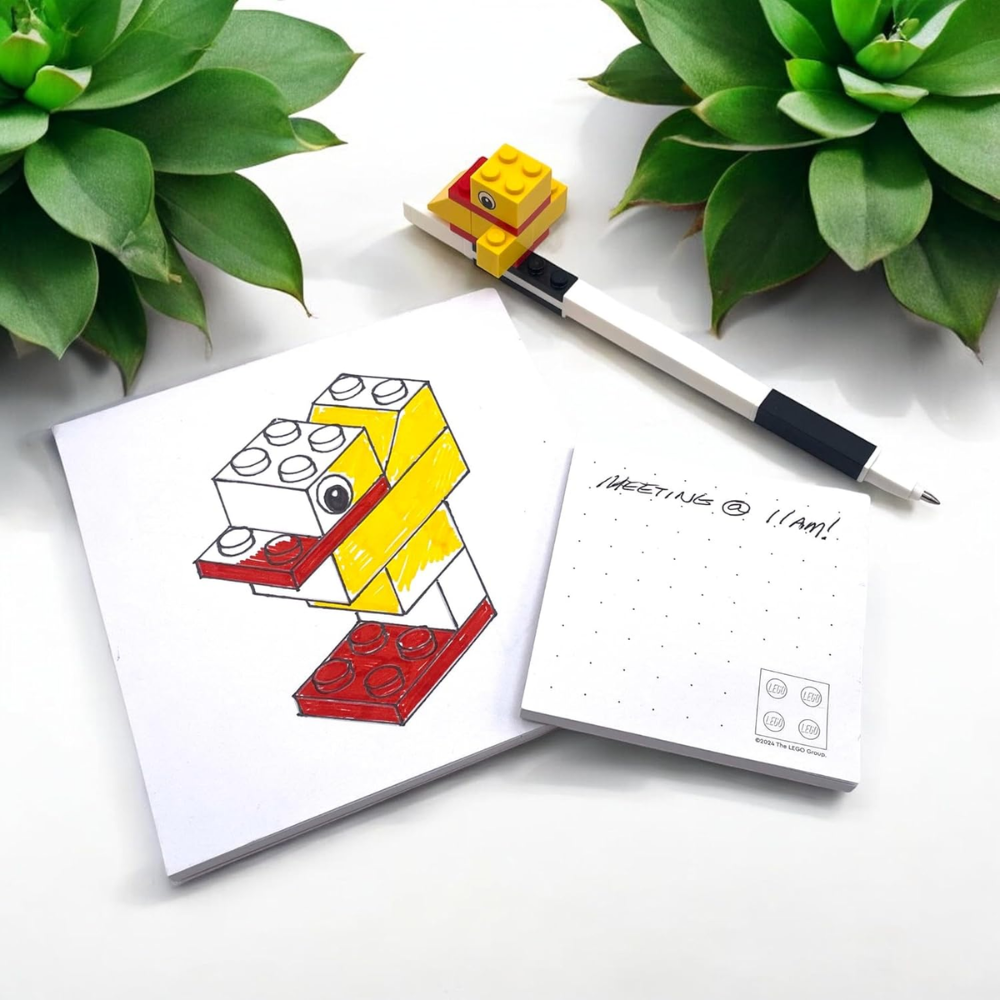 Conjunto de Creatividad de Papelería LEGO con Juguete de Construcción de Pato