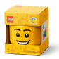 Cabeza de chico para almacenamiento LEGO® pequeña (Chico Feliz)