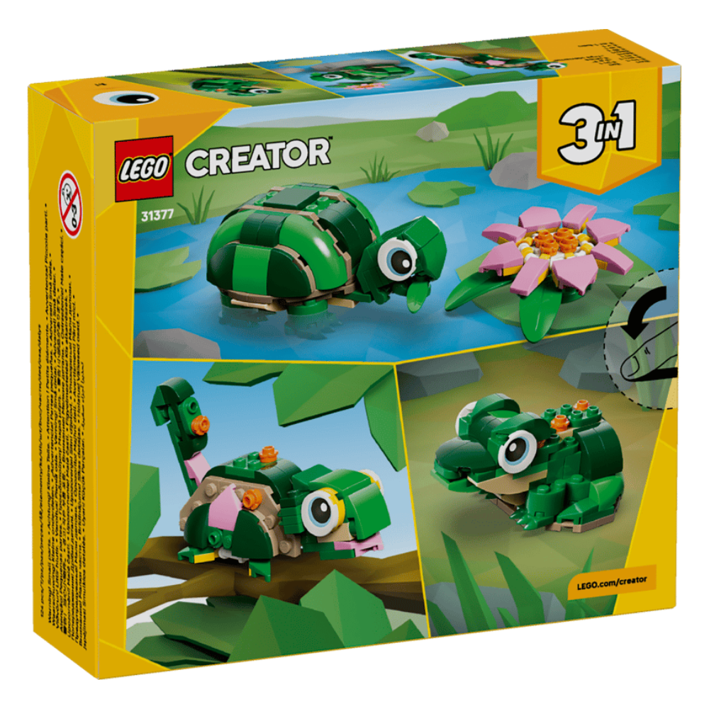 Tortuga con Flor de Nenúfar
