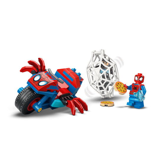 Spidey en su Moto vs. Rino
