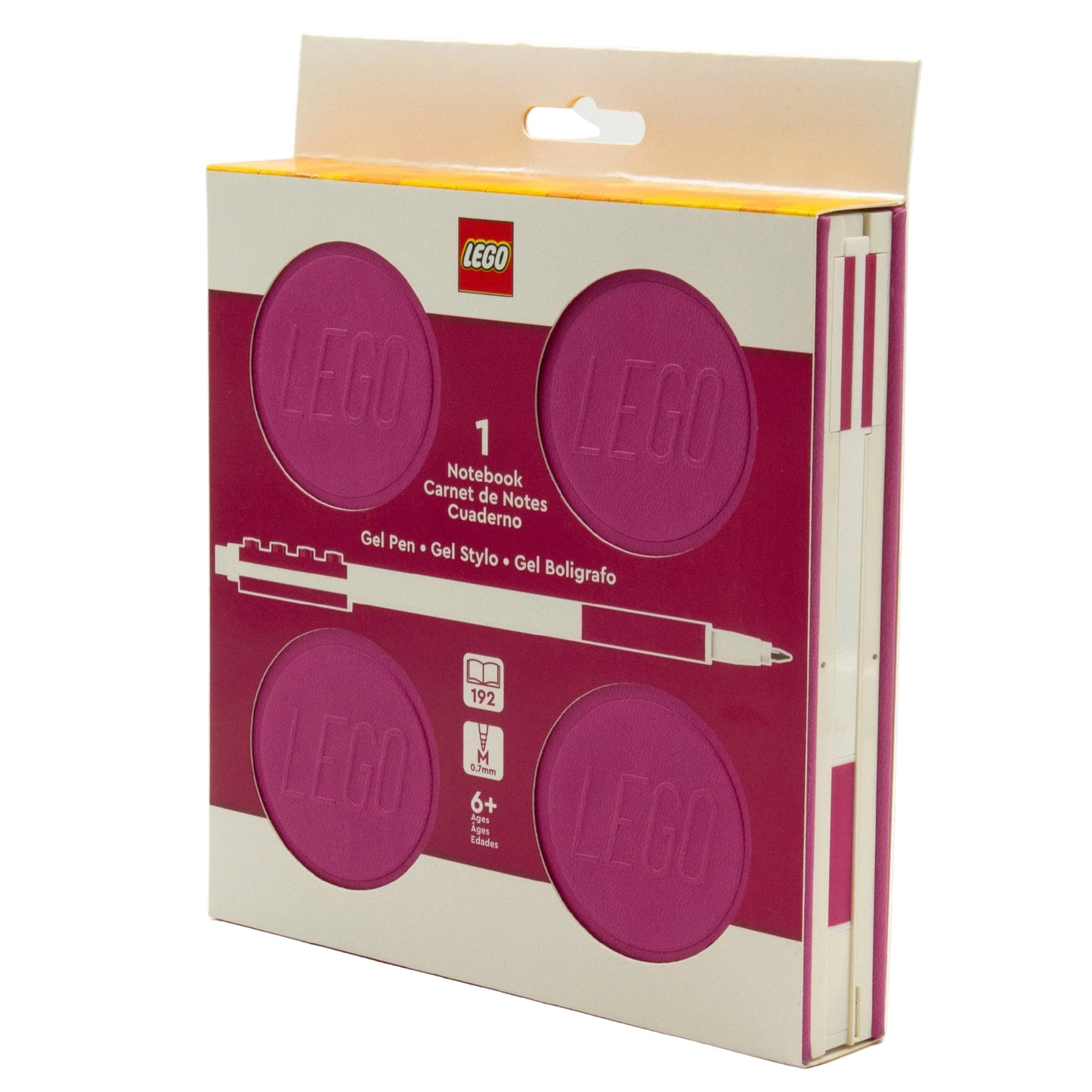 Cuaderno Violeta con Bolígrafo de Gel, Tapa Dura