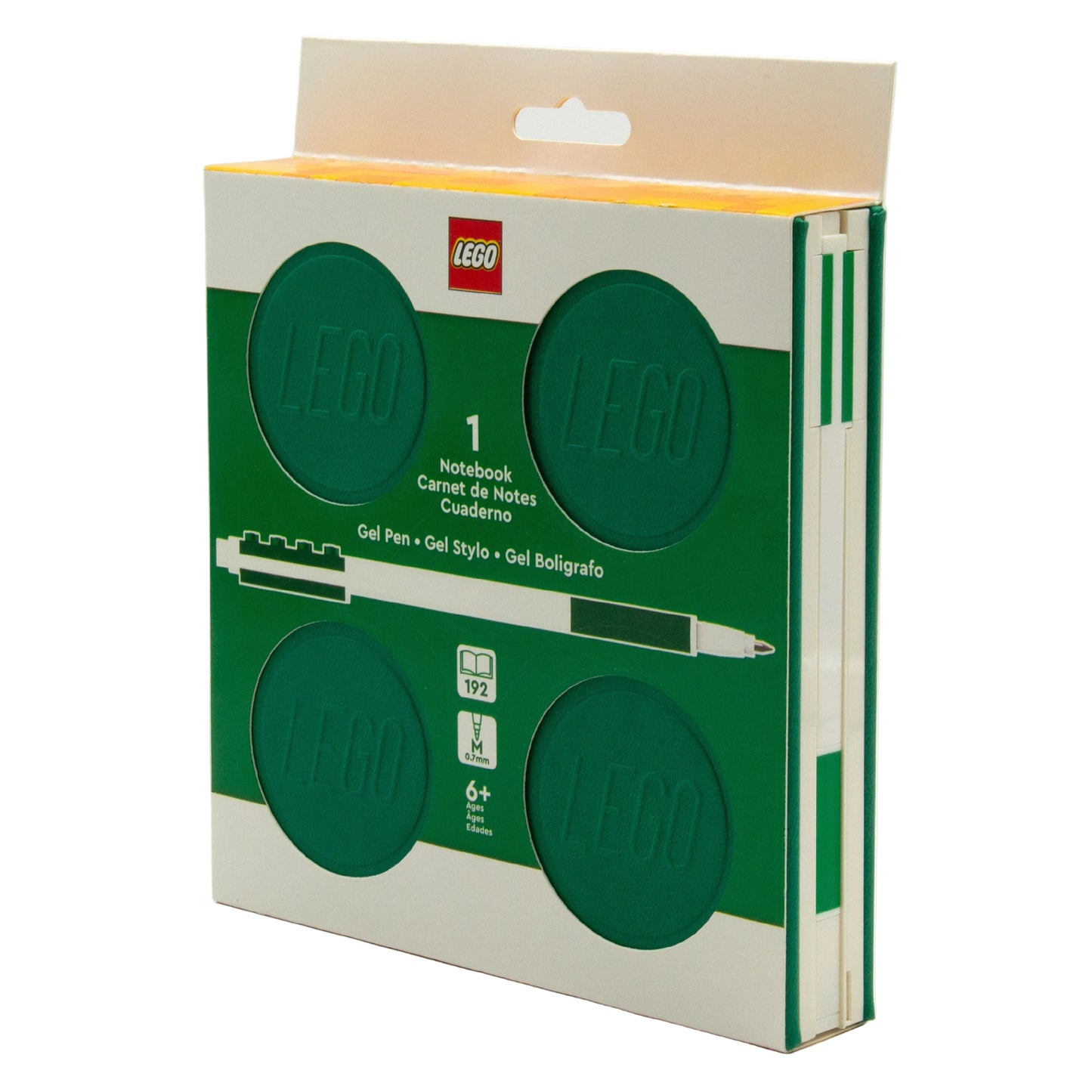 Cuaderno Verde con Bolígrafo de Gel, Tapa Dura