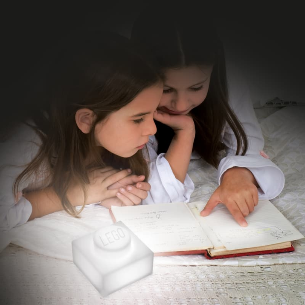 Luz Nocturna de Placa de 1 x 1, Blanco