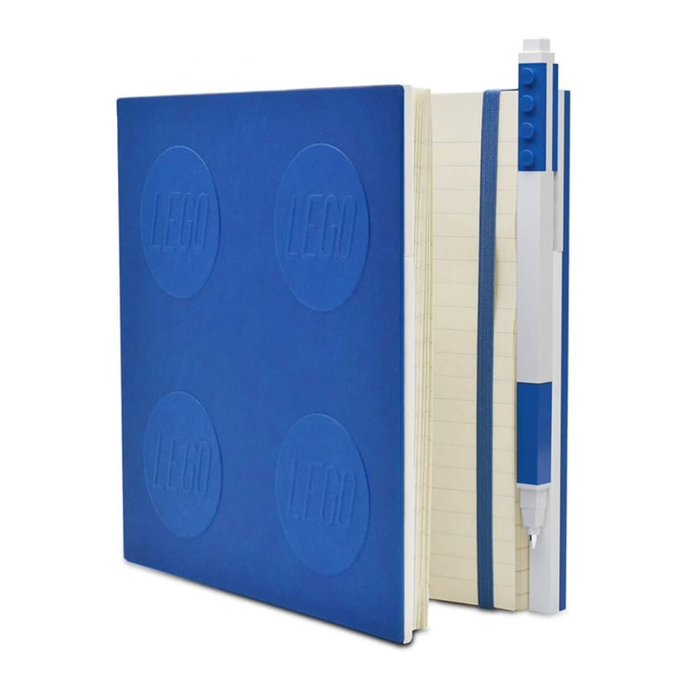 Cuaderno Azul con Bolígrafo de Gel, Tapa Dura