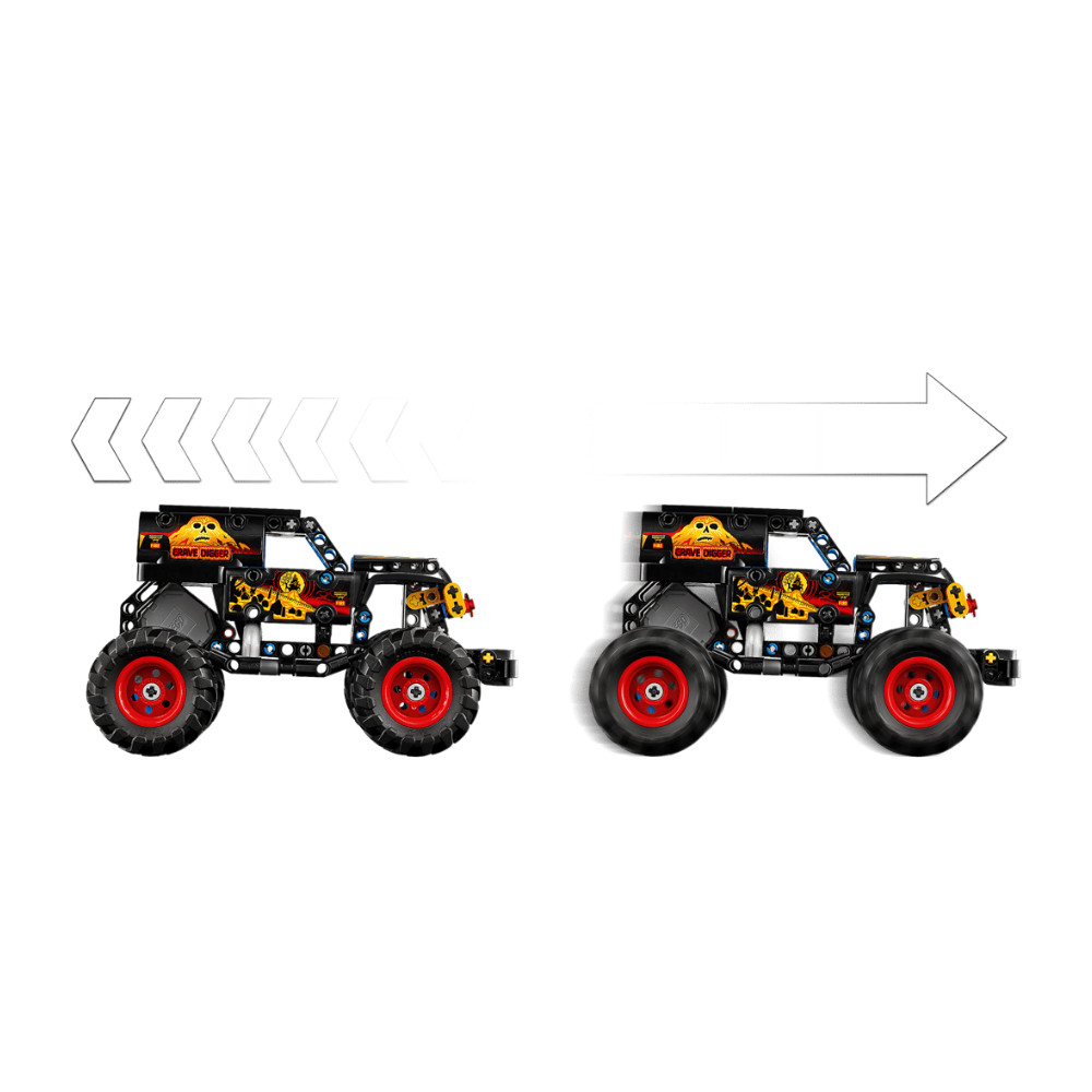 Monster Jam™ Grave Digger™ Fuego y Hielo