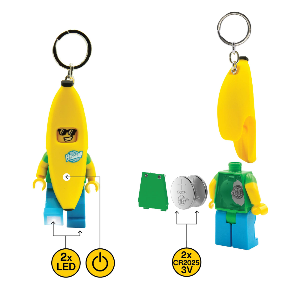 Llavero Grande de Chico Banana con Luz