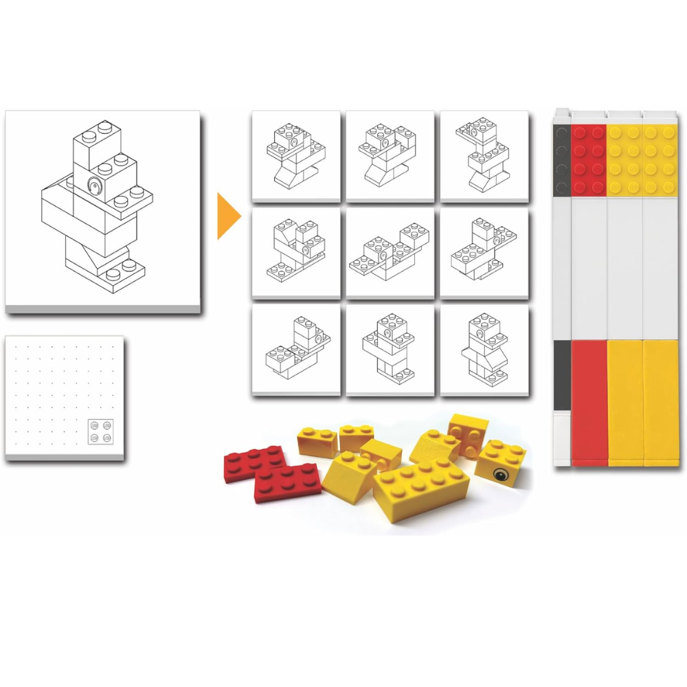 Conjunto de Creatividad de Papelería LEGO con Juguete de Construcción de Pato