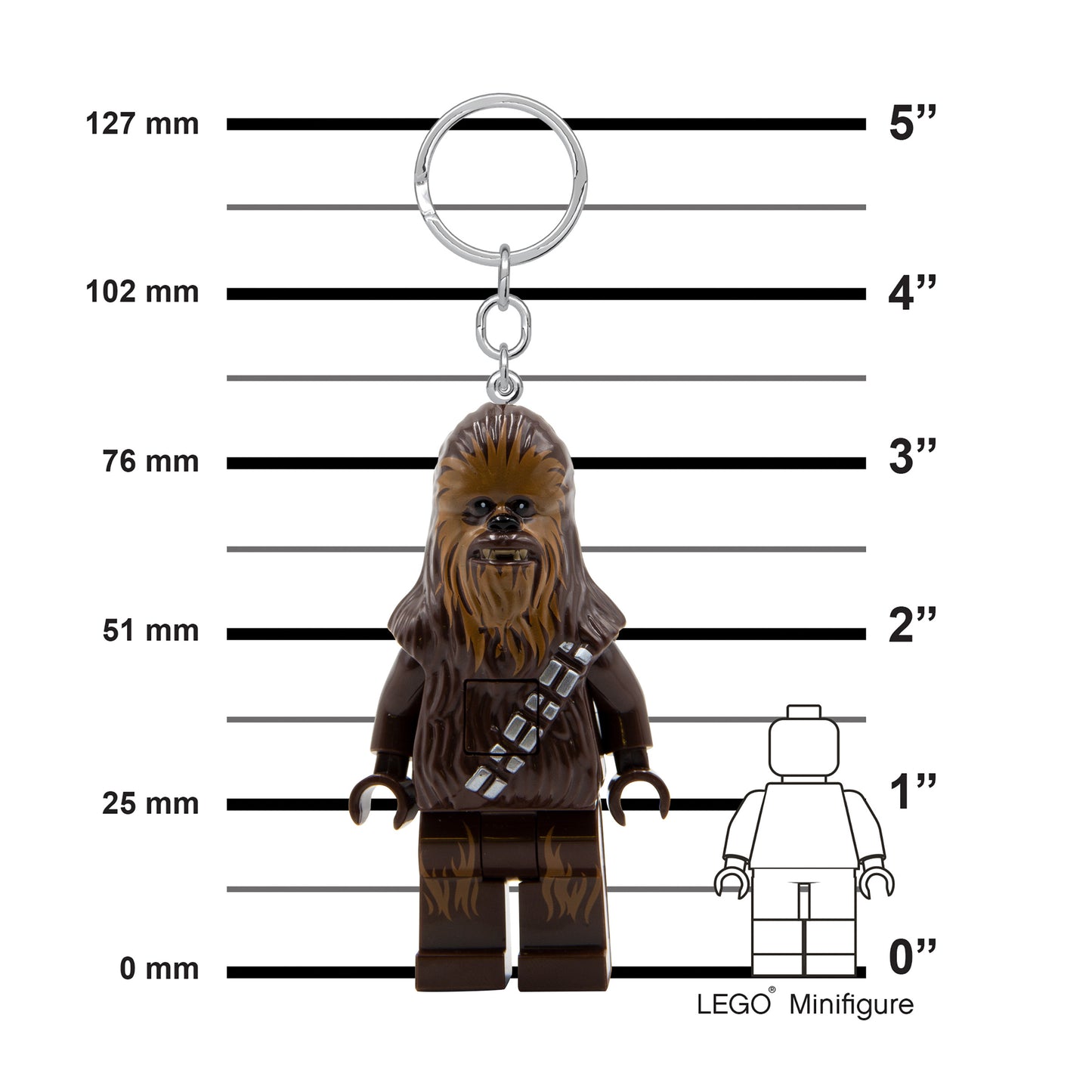 Llavero Grande de Chewbacca con Luz