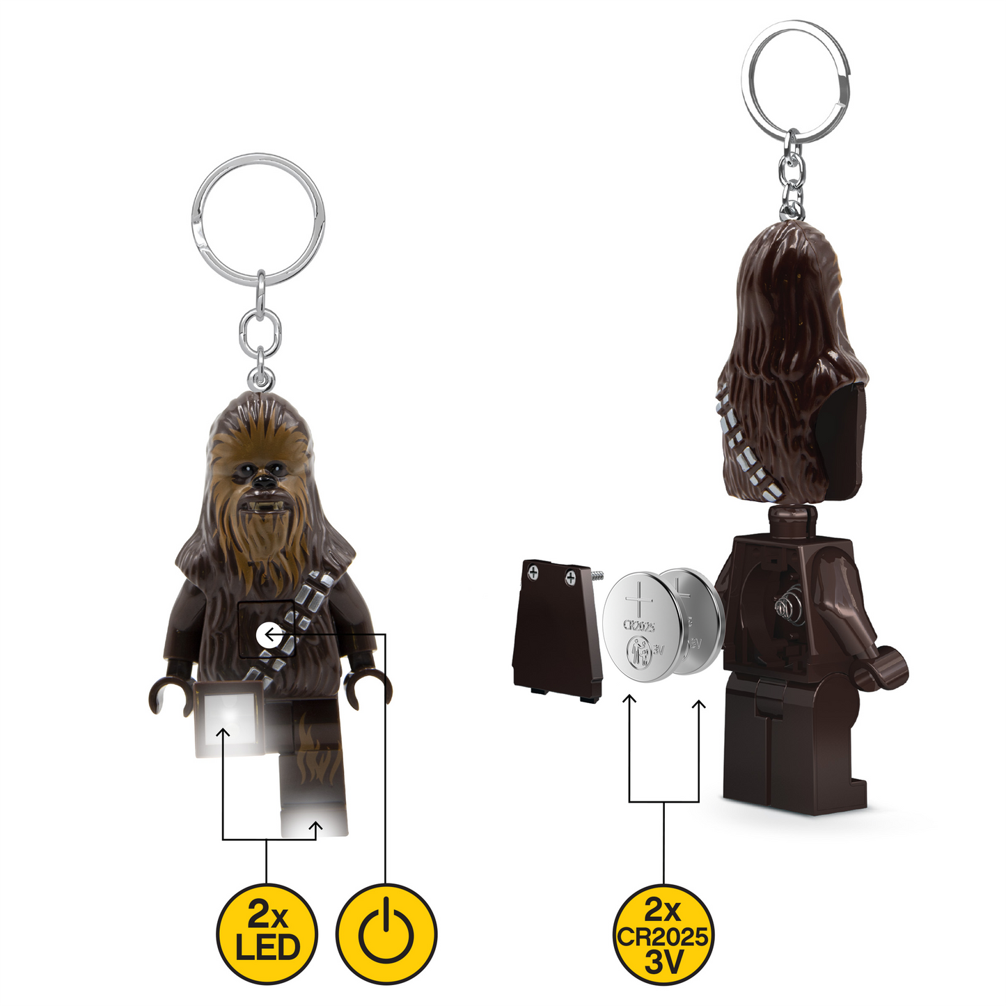 Llavero Grande de Chewbacca con Luz