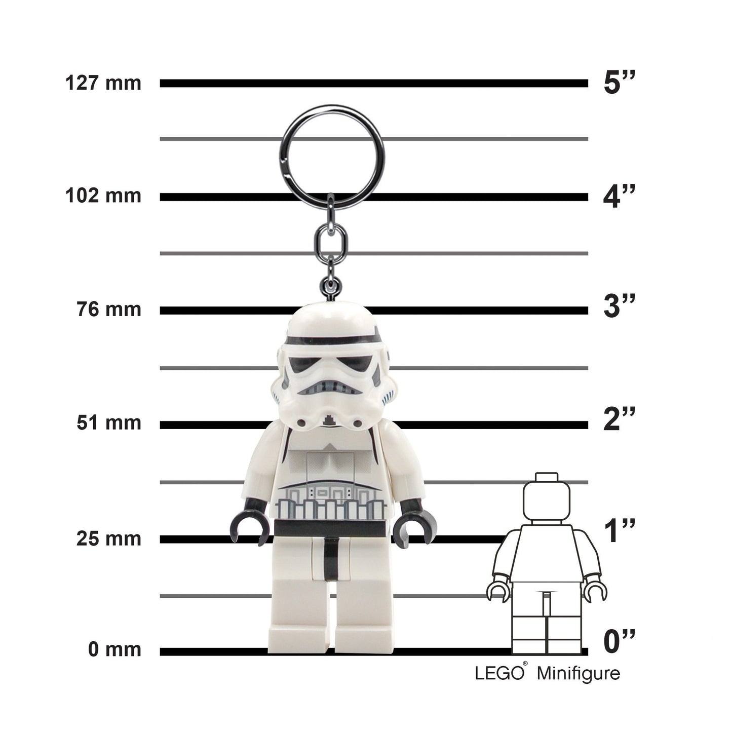 Llavero Grande de Stormtrooper con Luz