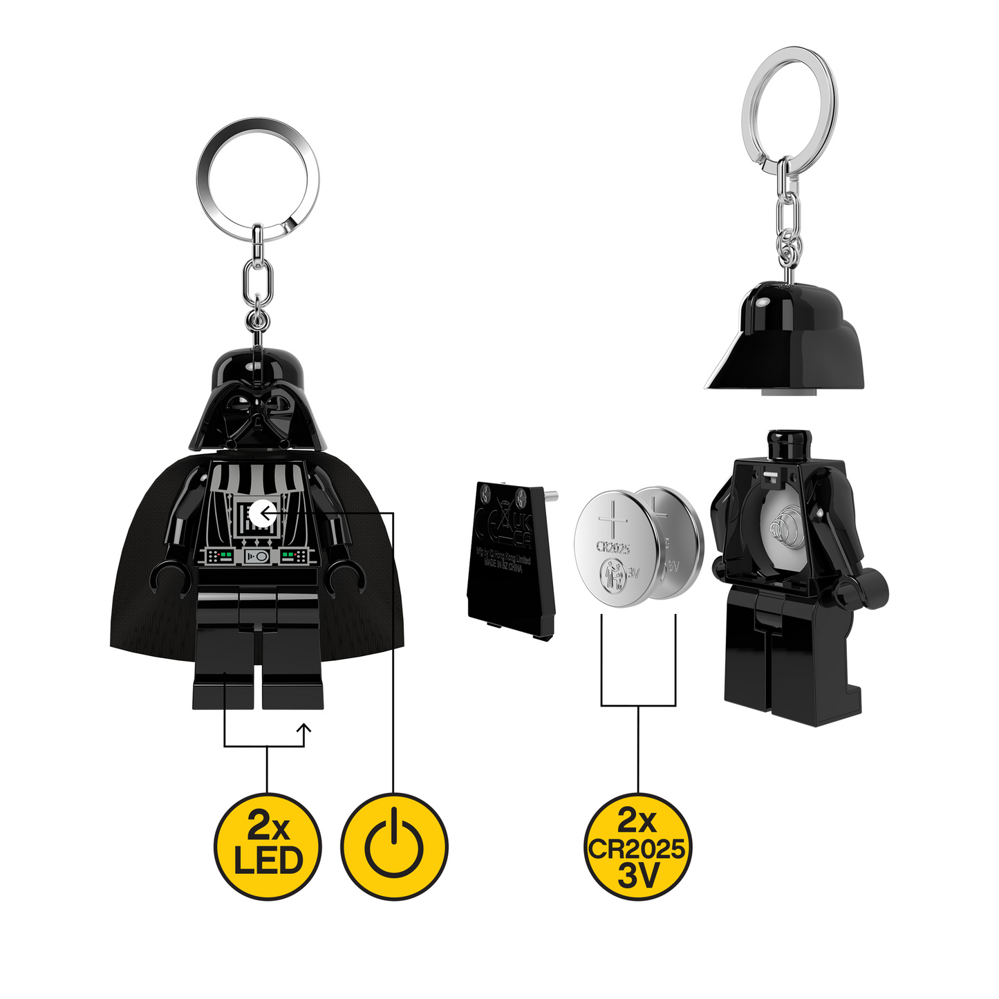 Llavero de Darth Vader con Luz