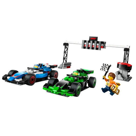 Parrilla de F1® con Coches de Carreras VCARB y Sauber