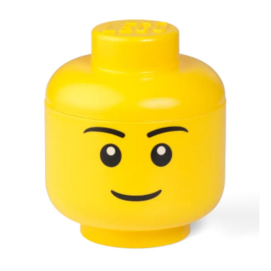 Cabeza de chico para almacenamiento LEGO® pequeña
