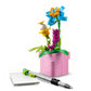 Máquina de Escribir con Flores