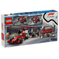 Parada en Boxes de F1® y Equipo de Mecánicos con Coche Ferrari